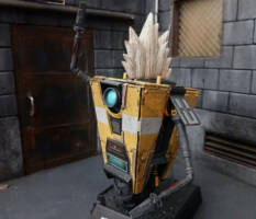 Claptrap hair (beard & mohawk) (Borderlands) Custom Action Figure
