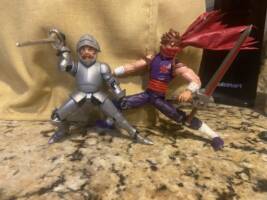 Marvel vs Capcom Strider Hiryu and Arthur from Ghosts n Goblins (Capcom) Custom Action Figure