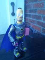 Retro Wayne Tech Robo Homer (Simpsons) Custom Action Figure