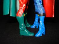 Mister Miracle and Big Barda (Captain Marvel) Custom Action Figure