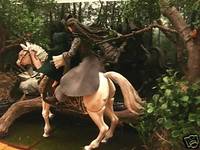 Arwen & RingWraith Lord of the Rings Chase Diorama (Lord of the Rings) Custom Diorama / Playset
