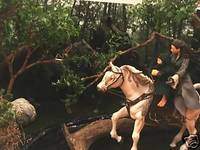Arwen & RingWraith Lord of the Rings Chase Diorama (Lord of the Rings) Custom Diorama / Playset