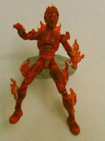 Human Torch. (Marvel Legends) Custom Action Figure