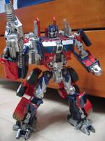Repainted Optimus Prime (Transformers - Movie) Custom Action Figure