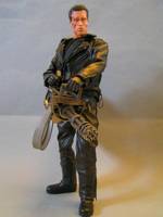 Terminator T2 Arnold with (Terminator) Custom Action Figure