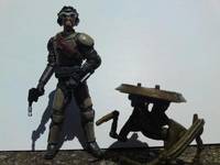 Lodo Seg (and FU-44) - Mandalorian Tech And Data Specialist (Star Wars) Custom Action Figure