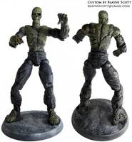 Zombie: Bald, Shirtless, And Missing An Eye (Walking Dead) Custom Action Figure