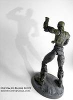 Zombie: Bald, Shirtless, And Missing An Eye (Walking Dead) Custom Action Figure