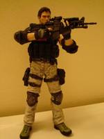 Chris Redfield (RE5 Tactical Version) (Resident Evil) Custom Action Figure