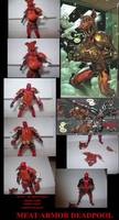 Meat Armor Deadpool (Marvel Universe) Custom Action Figure