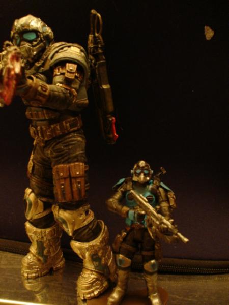 Anthony Carmine (Mini Figure) (Gears Of War) Custom Action