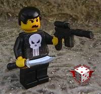 Lego Punisher (Minimates) Custom Miniature / Figurine