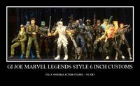 Cobra Tribute 1 Marvel Legends Style (G.I. Joe) Custom Action Figure