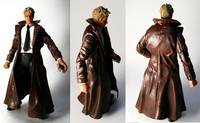 HELLBLAZER John Constantine W/ Grimy London Street Scene (Sandman) Custom Action Figure