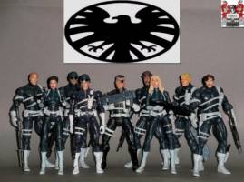 S.H.I.E.L.D. Agent #1 (Marvel Legends) Custom Action Figure
