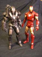 Iron Man 2 War Machine & Mk VI Armor Iron Man (Iron Man) Custom Action Figure