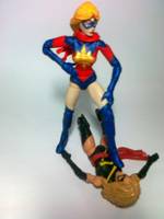 Dark Avengers Ms. Marvel (Marvel Legends) Custom Action Figure