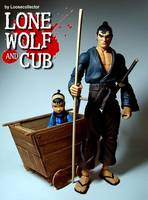 Playset: Lonewolf and Cub (Samurai X) Custom Action Figure