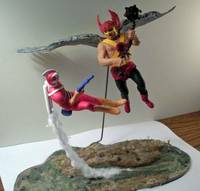 Hawkman Vs Adam Strange (DC Superheroes) Custom Action Figure