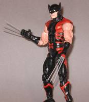 Wolverine Black & Red with Steel Claws (Marvel Legends) Custom Action Figure