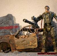 Terminator Salvation - 6inch Street Scene Diorama (Terminator) Custom Diorama / Playset
