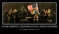 Tribute 2 Marvel Legends Style (G.I. Joe) Custom Action Figure