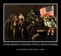 Tribute 2 Marvel Legends Style (G.I. Joe) Custom Action Figure