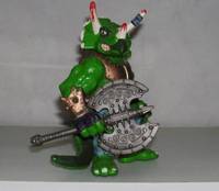 Triceraton Green Skin (Teenage Mutant Ninja Turtles) Custom Action Figure