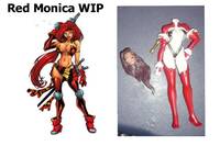 Red Monica ("V") Custom Action Figure