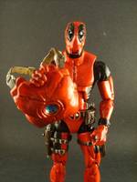 DEADPOOL with Removable Ironman Chestplate (Marvel Legends) Custom Action Figure