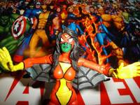 Spider Woman / Skrull Queen (Marvel Legends) Custom Action Figure