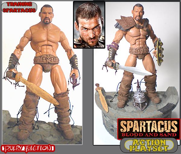 het spoor idioom Abstractie Spartacus Blood and Sand Action Playset (Gladiator) Custom Action Figure