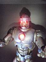 Electronic Sentinel with Custom Electronic Flame  Base (X-Men) Custom Action Figure