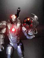 Electrical War Machine 2 W Custom Base (Iron Man 2) Custom Action Figure