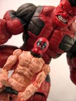 ArtStation - Red Hulk vs Deadpool, InHyuk Lee