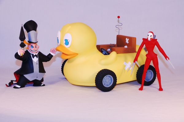 The Penguin W/ Kabuki Twin & Duck-Mobile (the Batman) (Batman Animated)  Custom Action Figure
