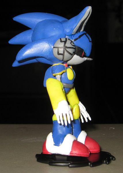 Mecha Sonic Inspired Custom Handmade Designer Toy