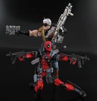 Cable & Deadpool (Marvel Universe) Custom Action Figure