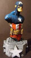 Custom Captain America Bust (Marvel Legends) Custom Action Figure
