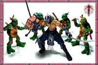 Shredder and Impaled Krang!!! (Teenage Mutant Ninja Turtles) Custom Action Figure