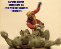 Battle Damage Capt. Britain (Marvel Legends) Custom Action Figure