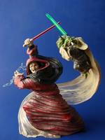 Yoda Vs. Palpatine (Star Wars) Custom Action Figure