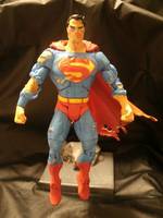 Superman Battle Damage Battle Rage Jim Lee Style! V2.0 W/ Custom Flight Stand (DC Universe) Custom Action Figure