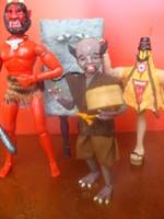 Azuki-Arai,the Little Red-Bean Washing Man (Mego) Custom Action Figure