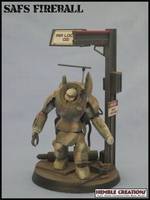 Safs - Super Armoured Fighting Suit - Fireball ("V") Custom Action Figure