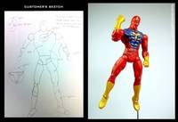 Original Red Tornado (Original) Custom Action Figure