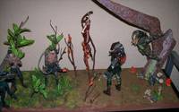 Predators Camp Diorama with Totem! (Predator) Custom Diorama / Playset