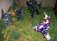 Death of Optimus Diorama (Transformers - Revenge of the Fallen) Custom Diorama / Playset