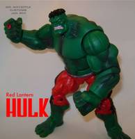 Red Lantern Hulk (Crossover) Custom Action Figure