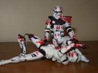 Mortar-Damage Clone Trooper (Star Wars) Custom Action Figure
